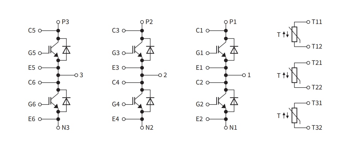 框图 - Infineon Technologies 750V HybridPACK™驱动模块